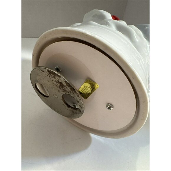 Vintage Handcrafted Musical Spinning Santa With Toy Bag E5 - Picture 7 of 11